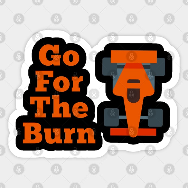 Go For The Burn, Burnout For Men, I'm like my car burnout, Vintage Rust Car, Rust car for men, Car Lover Gift Sticker by Style Conscious